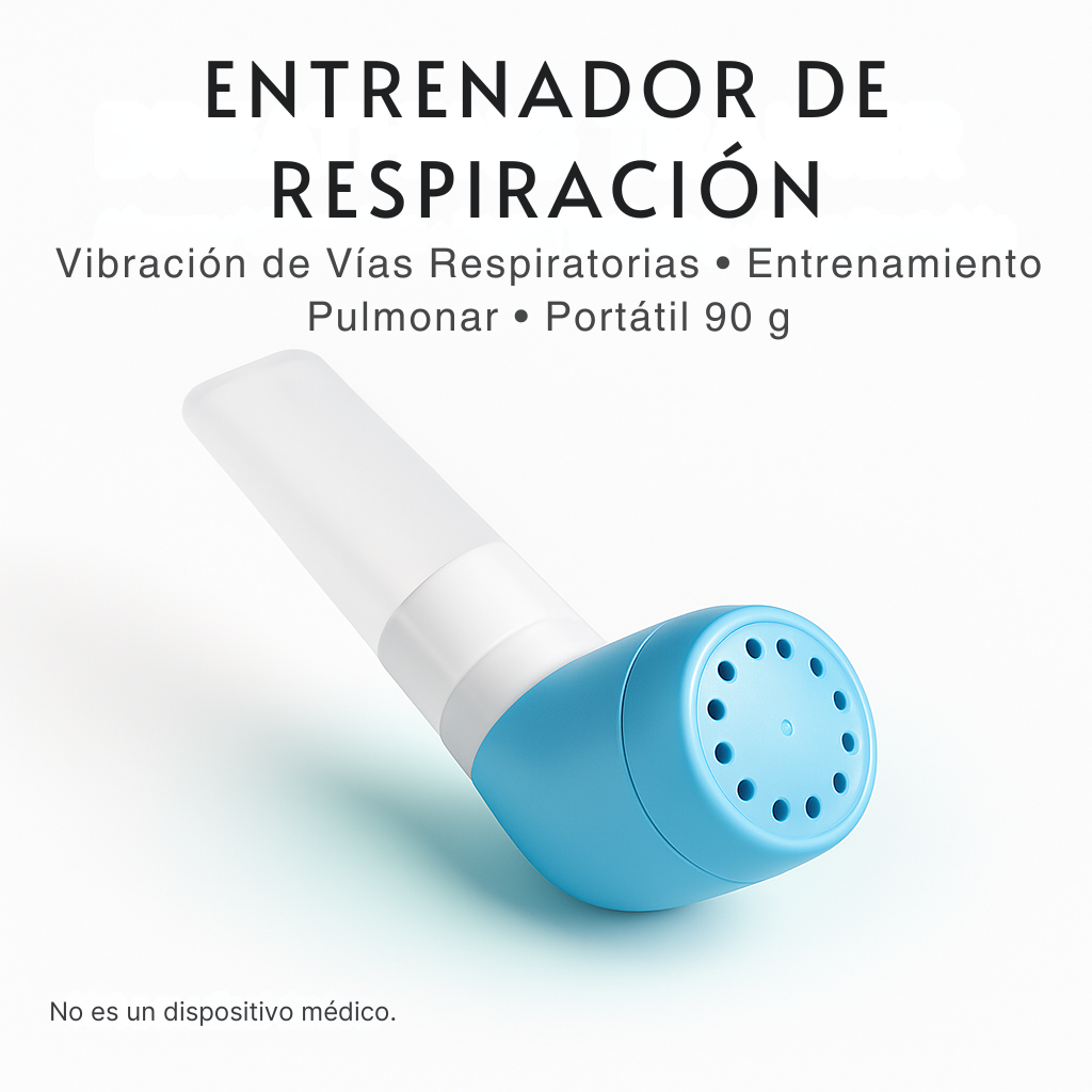 Entrenador de Respiración (Flauta Pulmonar) para Ejercicio Pulmonar