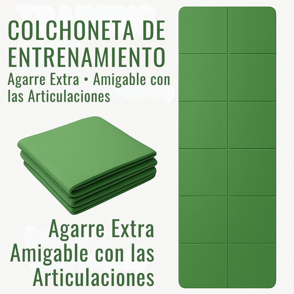 Colchoneta de Yoga Plegable de TPE para Siestas y Relajación