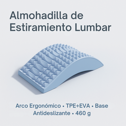 Nueva Almohadilla de Estiramiento y Masaje para Soporte Lumbar